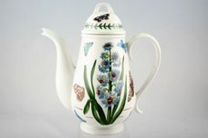 Portmeirion Botanic Garden - Older Backstamps Coffee Pot Hyacinthus Orientalis - Eastern Hyacinth - name on item 2pt thumb 1