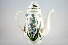 Portmeirion Botanic Garden - Older Backstamps Coffee Pot Hyacinthus Orientalis - Eastern Hyacinth - name on item 2pt thumb 2