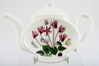 Sell Portmeirion Botanic Garden - Older Backstamps Spoon Rest Tea pot shape - Cyclamen