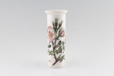 Portmeirion Botanic Garden - Older Backstamps Vase Cylinder shape - Rosa Canina - Dog Rose - named 6 3/4" thumb 1