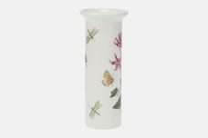 Portmeirion Botanic Garden - Older Backstamps Vase Cylinder shape - Cyclamen Repandum - Ivy Leaved Cyclamen - named 5 1/8" thumb 3