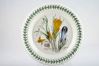 Sell Portmeirion Botanic Garden - Older Backstamps Salad/Dessert Plate Galanthus Crocus - Snow Drop Crocus 8 1/2"