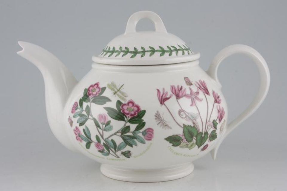Portmeirion Botanic Garden - Older Backstamps Teapot Various Flowers 2pt