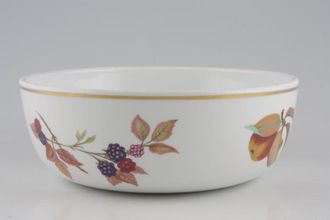 Sell Royal Worcester Evesham - Gold Edge Serving Bowl Pattern outside and gold line under rim 8" x 3"