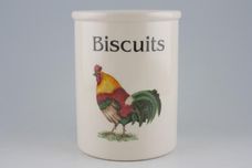 Cloverleaf Farm Animals Biscuit Jar + Lid Wooden lid 5 1/2" x 7" thumb 2