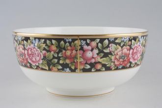 Wedgwood Clio Serving Bowl Floral Border Outside 8"
