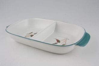 Sell Denby Greenwheat Serving Dish Oblong - Divided - Open 11 1/2" x 6 1/2"