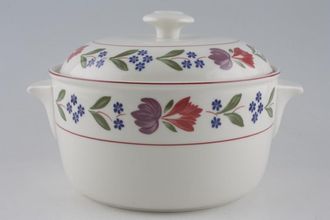 Adams Old Colonial Casserole Dish + Lid Eared - Wedgwood Backstamp 3pt