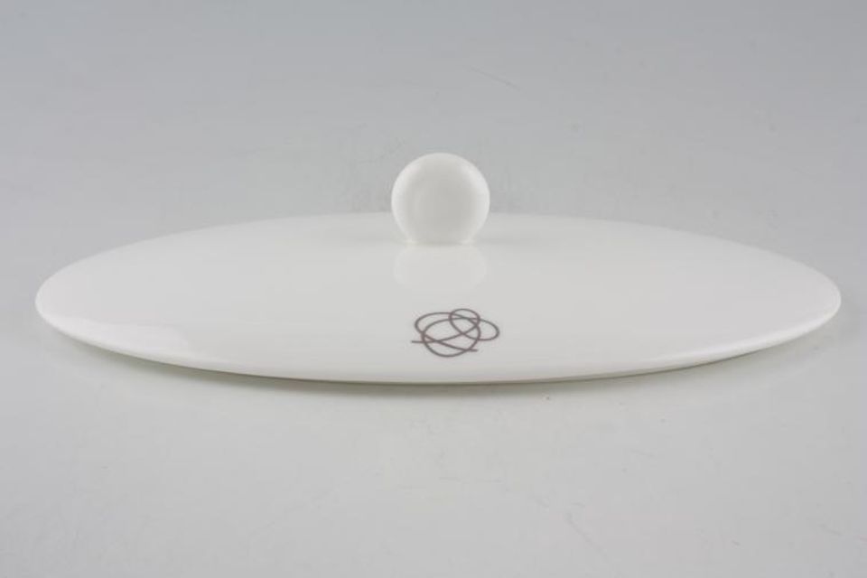 Royal Doulton Fusion - Flirtation - Silver Vegetable Tureen Lid Only oval 3pt