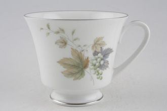Noritake Deauville Teacup Silver line on foot 3 1/2" x 3"