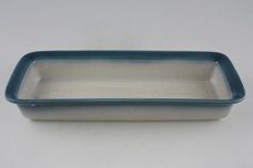 Wedgwood Blue Pacific - Old Style Serving Dish Rectangular wiith Embossed Fish 10 5/8" x 4 1/2" thumb 2