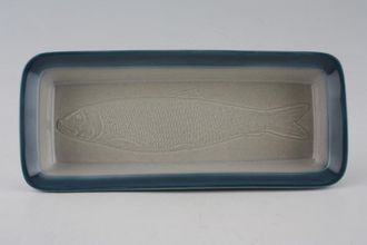 Sell Wedgwood Blue Pacific - Old Style Serving Dish Rectangular wiith Embossed Fish 10 5/8" x 4 1/2"