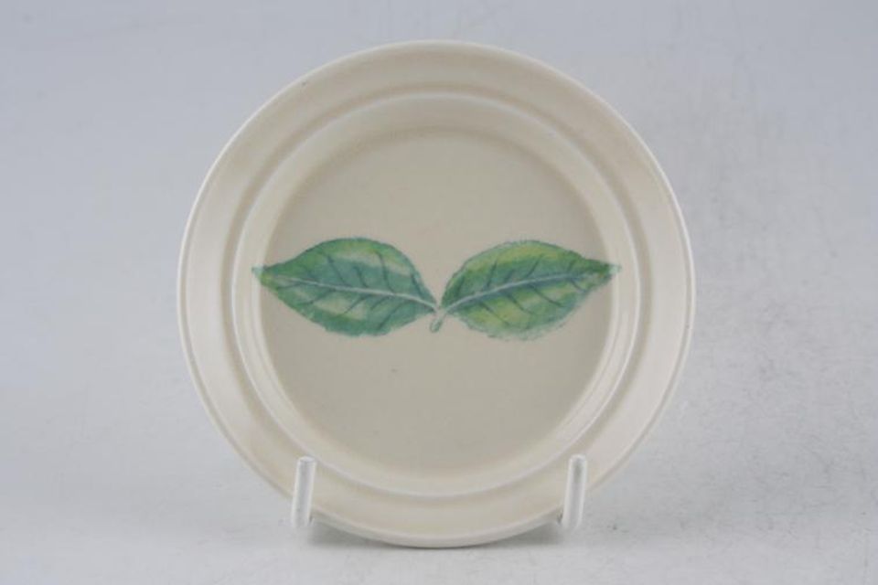 Portmeirion Seasons Collection - Leaves Butter Pat 1 Leaf - Cream 2 3/4"