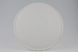 Sell Thomas Medaillon Platinum Band - White with Thin Silver Line Gateau Plate 12"
