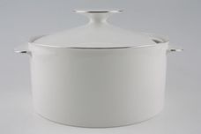 Thomas Medaillon Platinum Band - White with Thin Silver Line Soup Tureen + Lid 4pt thumb 1