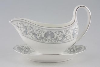 Sell Wedgwood Dolphins White Sauce Boat and Stand Fixed