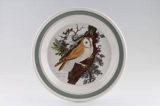 Portmeirion Birds of Britain - Backstamp 1 - Old Dinner Plate Barn Owl 10 3/8"