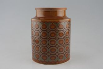 Hornsea Bronte Storage Jar + Lid Size represents height - no wording on 8"