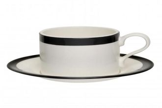 Portmeirion Agapanthus Teacup Black Stripe, Cup Only 10oz