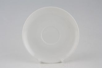 Thomas White - Plain - Rounded Shape Tea Saucer 5 5/8"