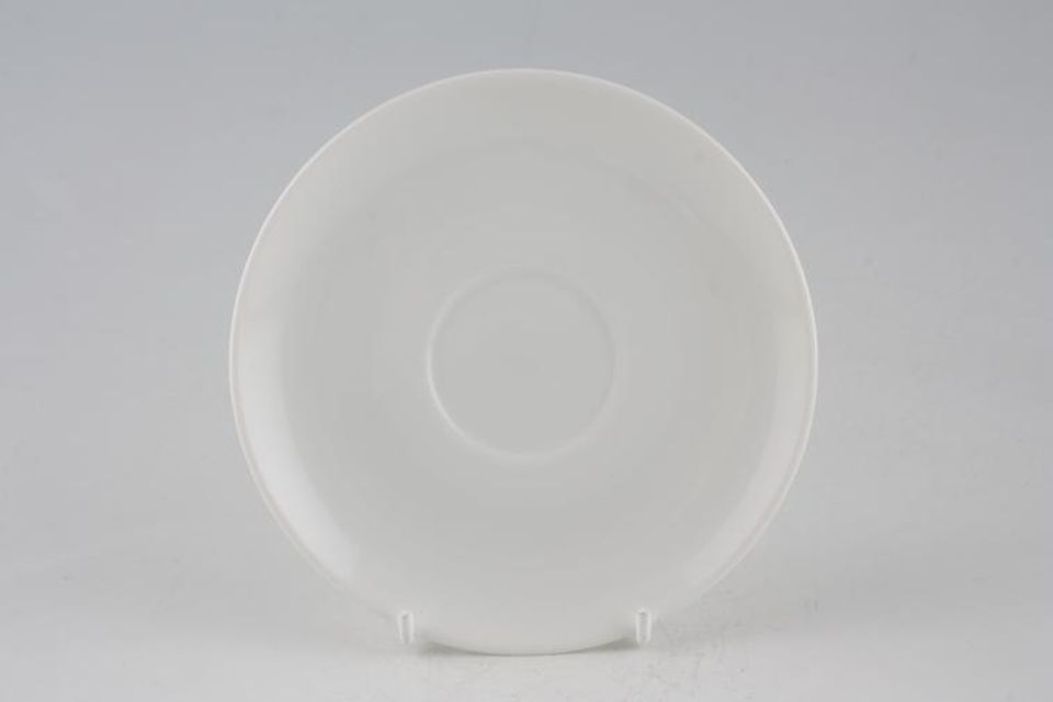 Thomas White - Plain - Rounded Shape Tea Saucer 5 5/8"