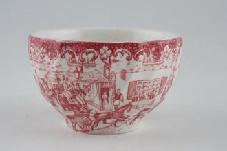 Johnson Brothers Coaching Scenes - Pink Sugar Bowl - Open (Coffee) 3 1/4"
