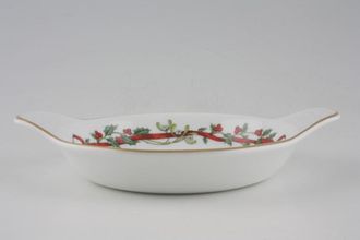 Sell Royal Worcester Holly Ribbons Entrée 7 3/8"