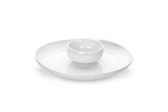 Portmeirion Ambiance Serving Dish Chip & Dip Set 12"