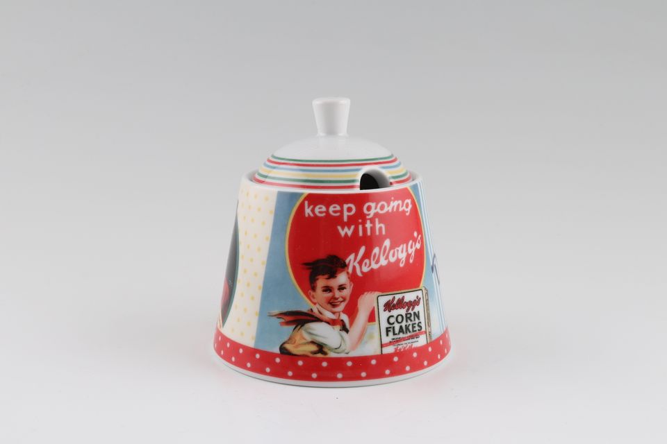 Portmeirion Vintage Kellog's Sugar Bowl - Lidded (Tea) 0.28l