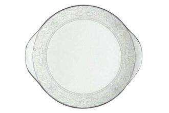 Sell Royal Doulton Naples Platinum Cake Plate Round, eared 10 1/2"
