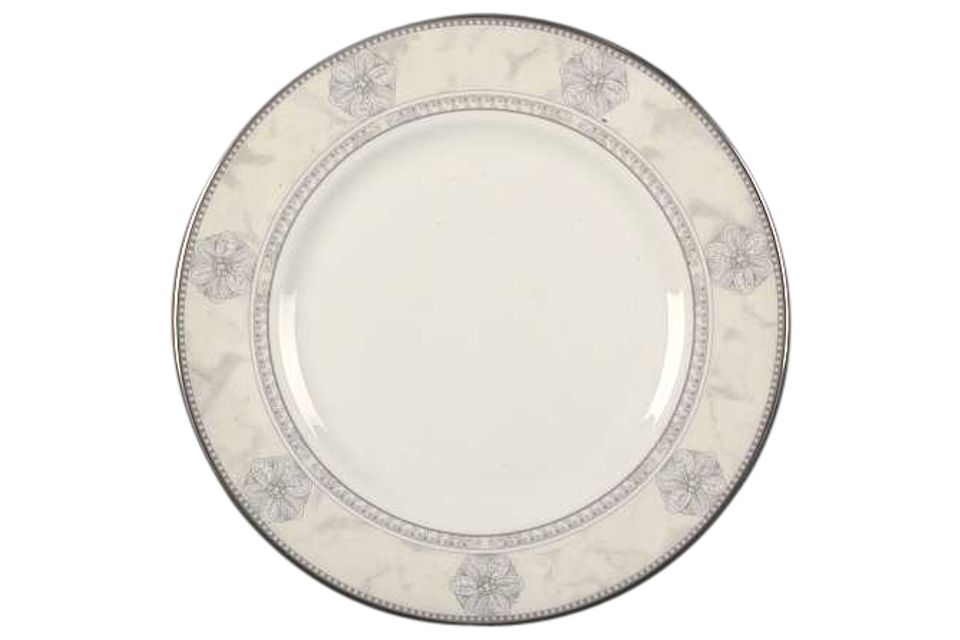 Royal Doulton Naples Platinum Breakfast / Lunch Plate Accent 9"