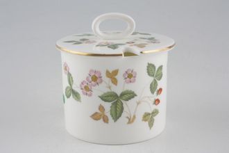 Sell Wedgwood Wild Strawberry Jam Pot + Lid Snip in lid 2 3/4"
