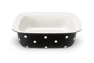 Sell Spode Baking Days - Black Serving Dish Square Rim Dish 10"