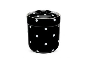 Sell Spode Baking Days - Black Storage Jar + Lid 5 1/2"