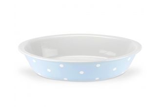 Spode Baking Days - Blue Roaster Oval Rim Dish 12 1/2"