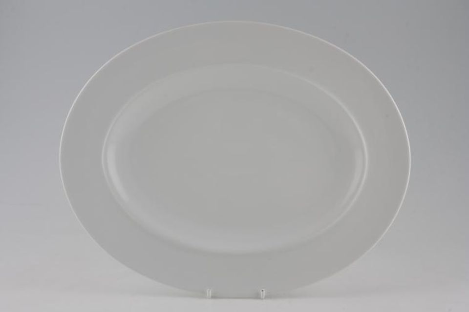 Denby White Oval Platter 13 7/8"