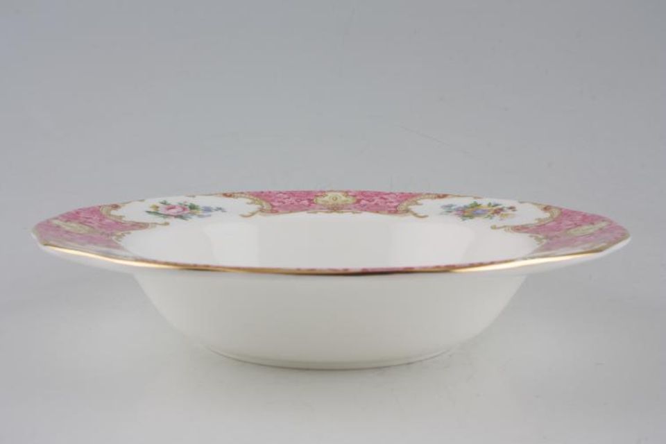 Royal Albert Lady Carlyle Rimmed Bowl Made Abroad 8"