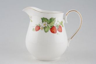 Sell Queens Virginia Strawberry - Gold Edge - Plain Milk Jug 3/4pt