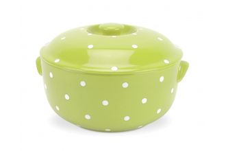 Spode Baking Days - Green Casserole Dish + Lid Round covered deep dish