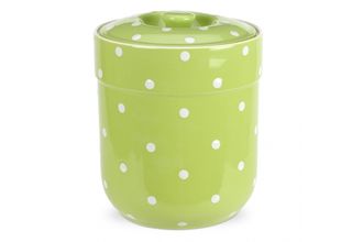 Spode Baking Days - Green Storage Jar + Lid 7 1/2"