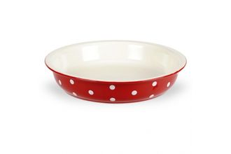 Spode Baking Days - Red Pie Dish 10 5/8"