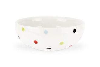 Spode Baking Days - White with Multi-coloured Spots Soup / Cereal Bowl 7"