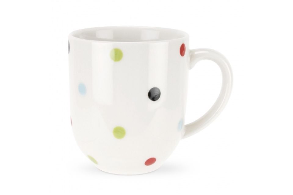 Spode Baking Days - White with Multi-coloured Spots Mug 14oz