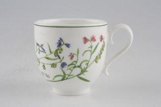 Portmeirion Welsh Wild Flowers Coffee Cup Milk Wort 2 3/8" x 2 5/8"