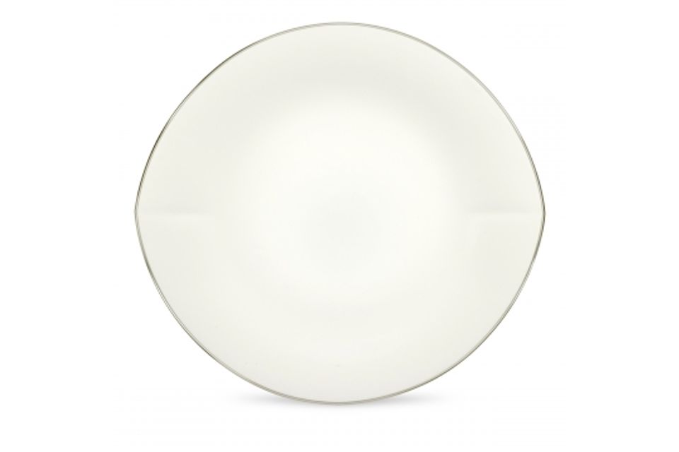 Spode Petal Platinum Dinner Plate 11 3/8"