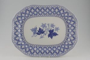 Spode Geranium - Blue Oval Platter