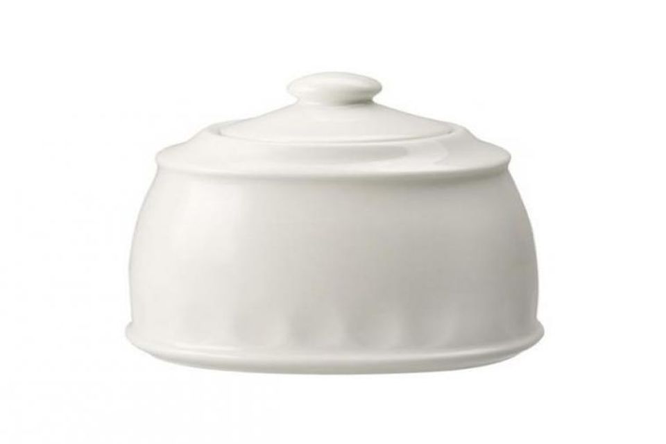 Villeroy & Boch Farmhouse Touch Sugar Bowl - Lidded (Tea) White, Also Jam Pot