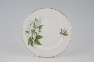 Paragon Canadian Provincial Flowers Tea / Side Plate Trillium 6 1/4"
