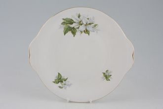 Paragon Canadian Provincial Flowers Cake Plate Trillium - Eared 10 1/4"