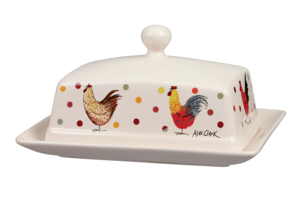 Alex Clark for Churchill Rooster Butter Dish + Lid